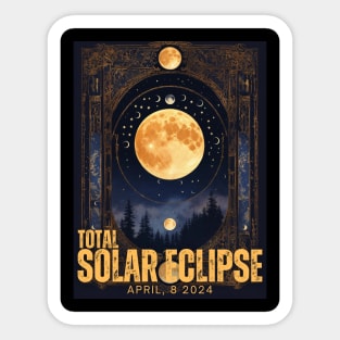 1001 NIGHT SOLAR ECLIPSE 2024 Sticker